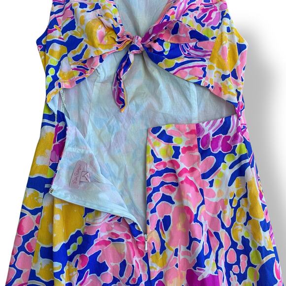 Lilly Pulitzer Courtney Shift Mini Dress in Catch and Release Size 4 Sirens - Picture 5 of 9
